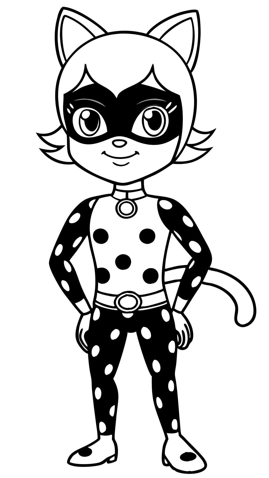 ladybug and cat noir color pages